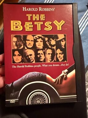 Harold Robbins' The Betsy DVD - Red Cover